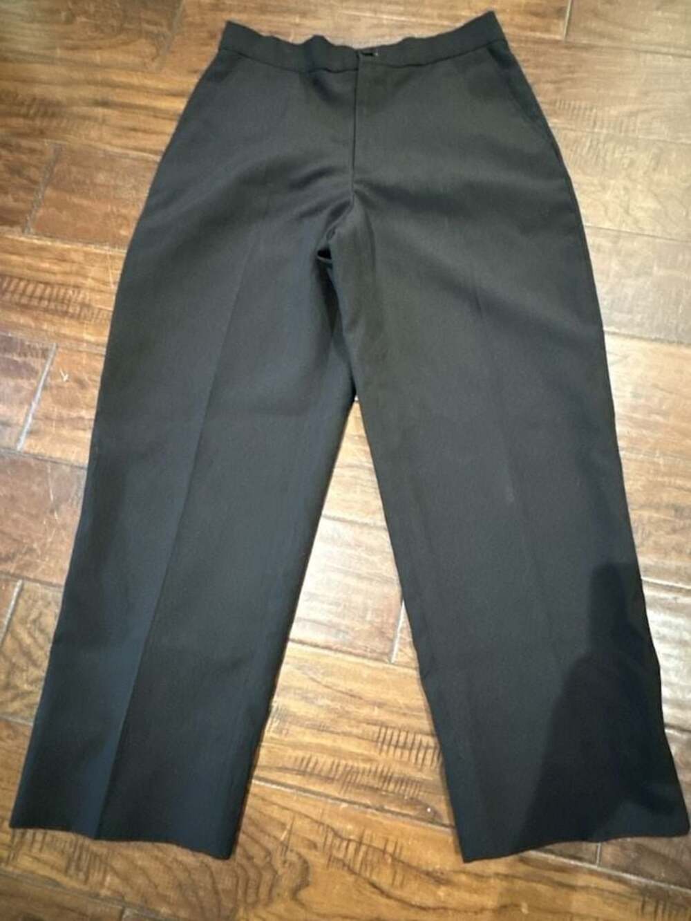 Lady Henry Segal Black Dress Pants Women's Size 6 Wide Leg Trousers
